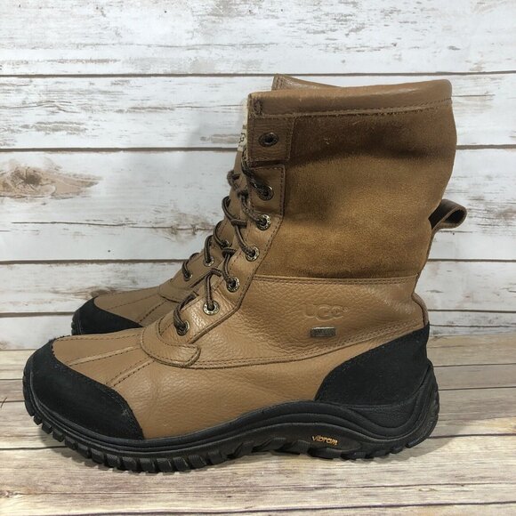 UGG Adirondack III Waterproof Insulated Womens Size 9-9.5 Tall Sheepskin Beige - Picture 3 of 12